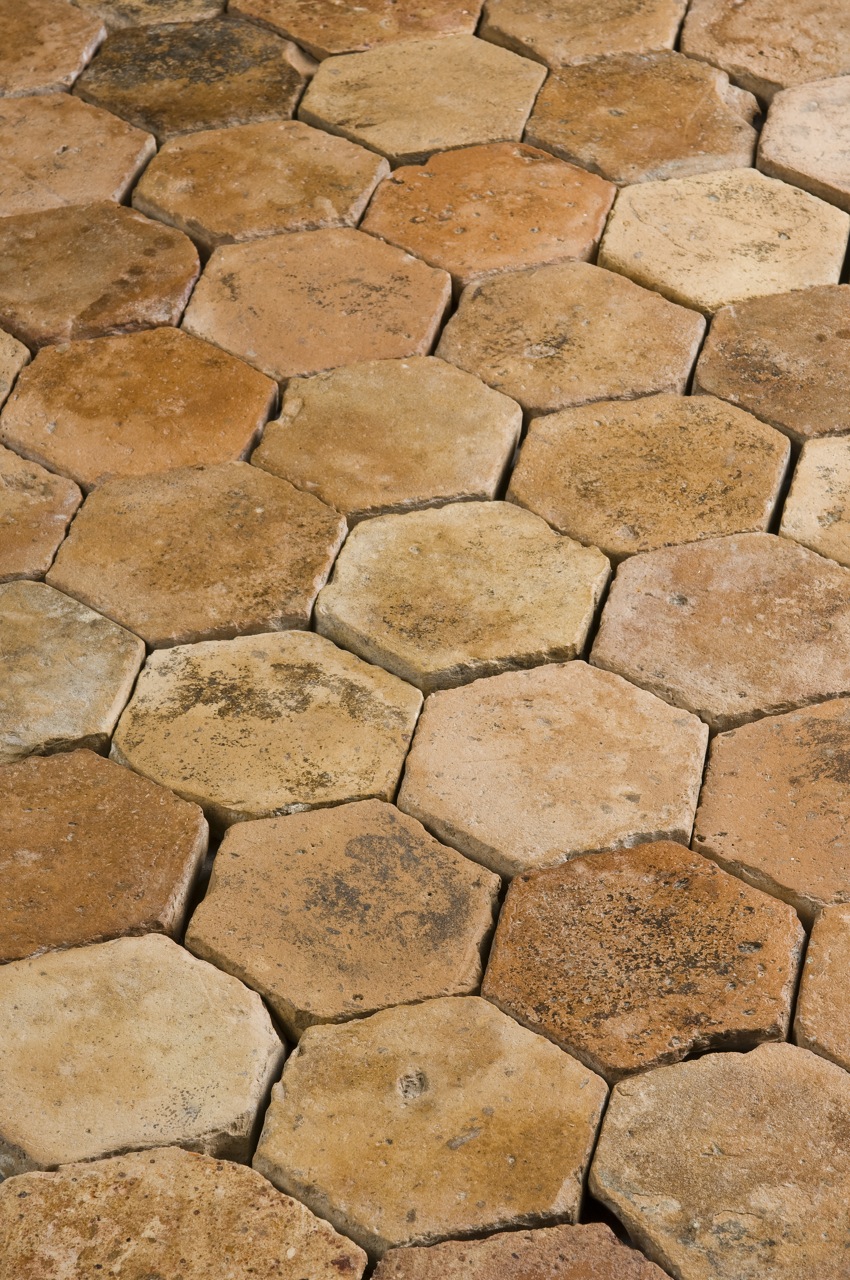 Reclaimed Terracotta Hexagonals Pale